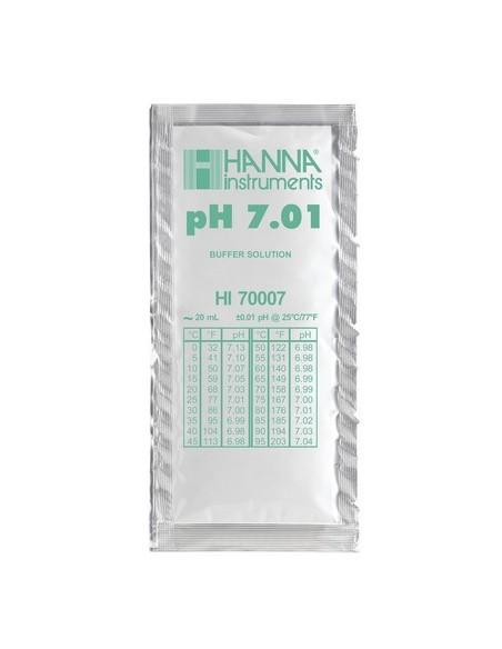 Ĳkoplossing pH 7,01 25 zakjes van 20 ml HANNA - 1