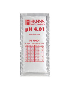 ijkoplossing pH 4.01 25 zakjes van 20 ml HANNA - 1