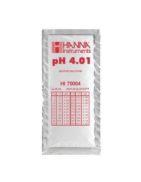 ijkoplossing pH 4.01 25 zakjes van 20 ml HANNA - 1