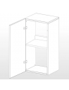 MEUBLE CUBE STAND 80 NOIR 45x45x90cm DUPLA DUPLA - 2