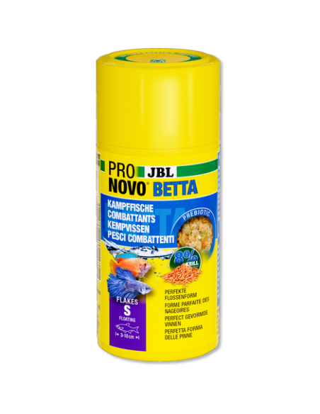 Pronovo Betta - Vlokken S - 100 ml - Vlokken voor Betta splendens JBL - 3