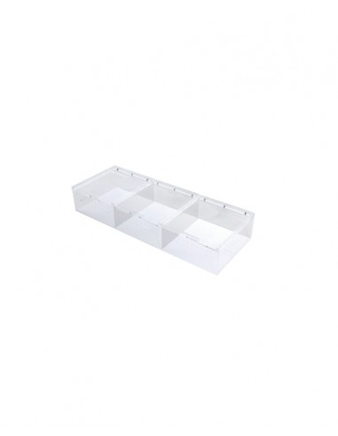 Boite Acrylique 3 Compartiments 56.5x20.6x9.5cm Reptizoo Reptizoo - 1