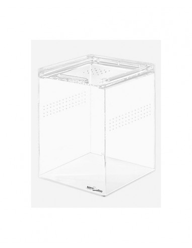 Terrarium Acrylique Transparent 15x15x25cm Reptizoo Reptizoo - 1