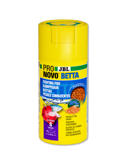 Pronovo Betta - Garno S - 100 ml - Granulé pour combattants JBL - 3