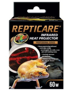 Repticare Infrared Heat Projector 60w Zoo Med ZOOMED - 1