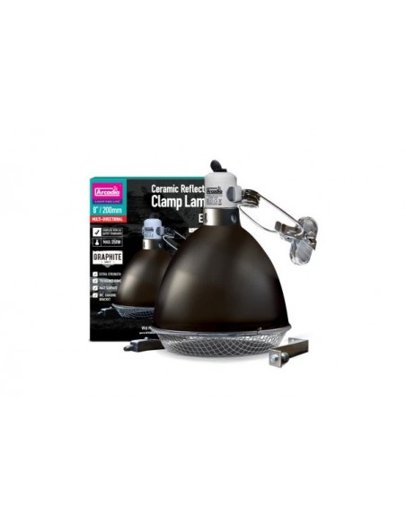 Réflecteur à pince + support - 20cm/GR/E27 - Arcadia Arcadia - 1