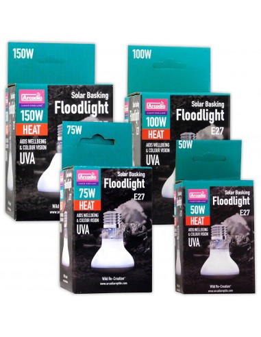 Arcadia Solar Basking Floodlight 100 Watt Arcadia - 1