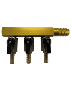 Roestvrij stalen verdeler 8mm - 3 uitgangen SuperFish - 1