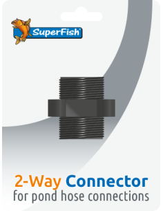 Pond 2 Sorties Connector Blister 1 Pcs SuperFish - 1