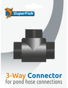 Pond 3 Sorties Connector Blister 1 Pcs SuperFish - 1