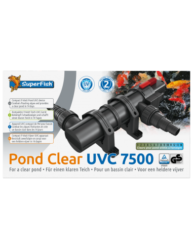 Sf Pondclear Uvc 9w/7.500 Ltr SuperFish - 2