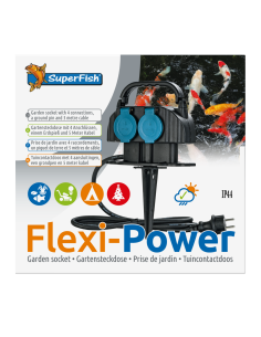 Superfish Flexi Power Ralonge 4 Prises (8 Mtr Cable) SuperFish - 2