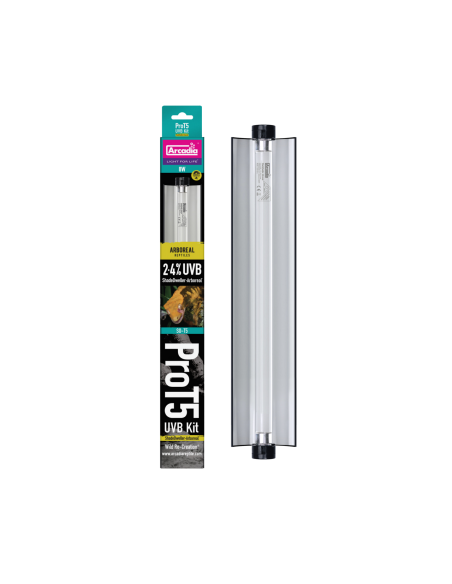 Arcadia Pro T5 Uvb Kit Shadedweller Arboreal 2,4% Uvb 8 Watt Arcadia - 2