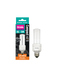 Arcadia Mini Triple U D3+ 12% Screw In Compact 13 Watt Arcadia - 1