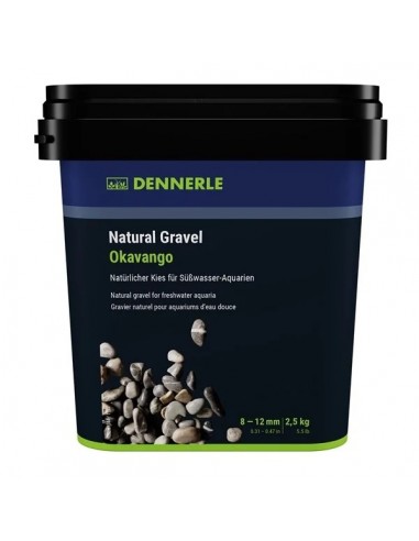 Dennerle Natural Gravel Okavango, 8-12 Mm, 2,5 Kg Dennerle - 3