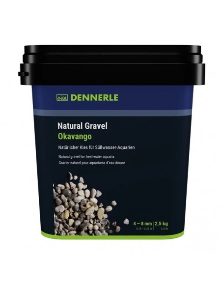 Dennerle Natural Gravel Okavango, 4-8 Mm, 2,5 Kg Dennerle - 3