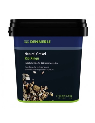 Dennerle Natural Gravel Rio Xingu, 2-22 Mm, 2,5 Kg Dennerle - 3