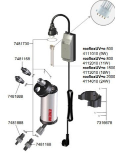 Sterilisateur Reeflex Uv+E 800 WiFi  2g7 EHEIM - 2