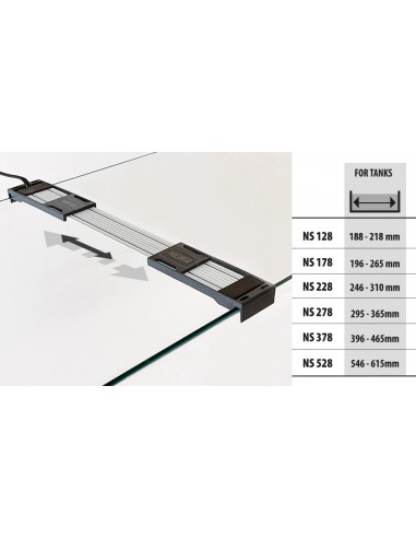 Rampe Led Slim Daylight 378 (de 396 À 465mm)  Newa NEWA - 3