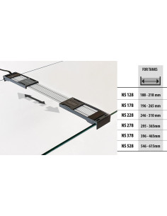 Rampe Led Slim Daylight 230 (de 246 À 310mm)  Newa NEWA - 3