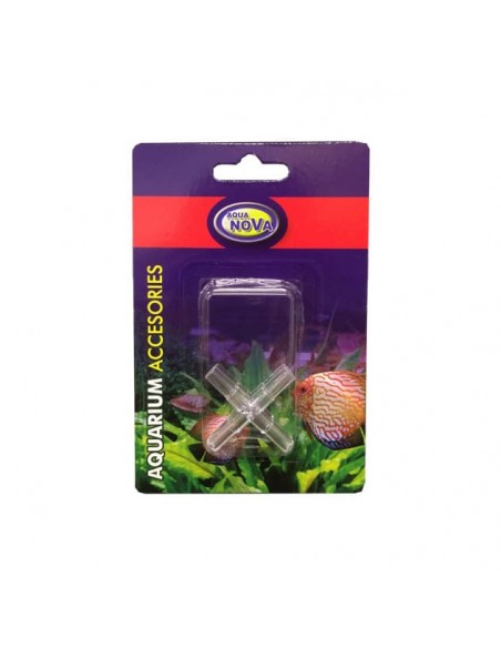 Aqua Nova Raccords 4 voies pour tuyaux 4/6mm Aqua-NoVa - 1