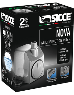 Sicce Easyline Nova Pump 800 L/H 1.5 Mtr Cable 230v
