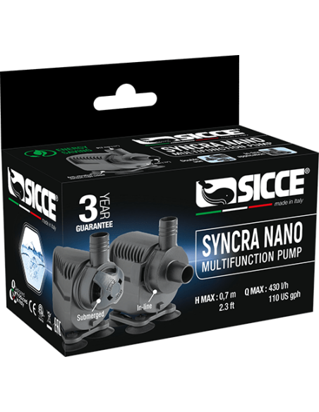 Pompe Syncra Nano 430l/H Sicce