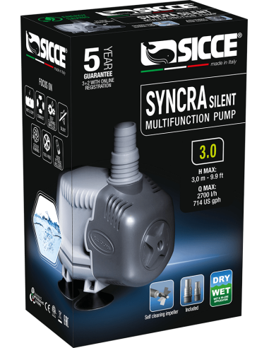 Pompe Syncra Silent 3.0 2700l/H Sicce