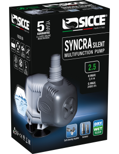 Pompe Syncra Silent 2.5 2400l/H Sicce