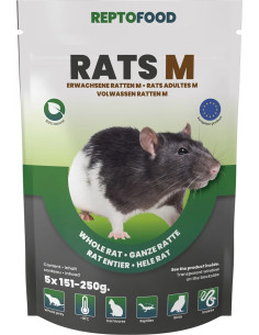 Repto Rats Adultes M 151-250g 5pcs