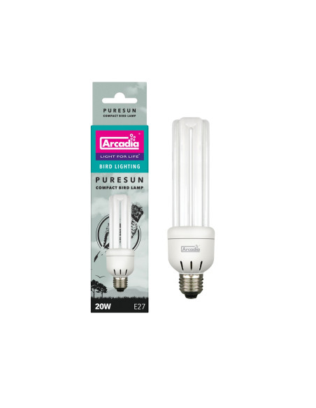 Arcadia Puresun gloeilamp 2,4% 20 Watt