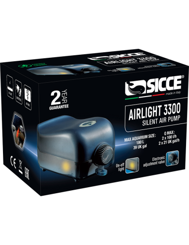 Airlight 3,300 Aerator   Sicce