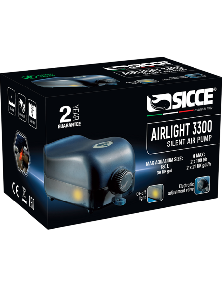 Airlight 3,300 Aerator   Sicce