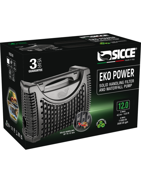 Pompe Eko Power Filter & Waterfall  12.0  11500l/H Sicce