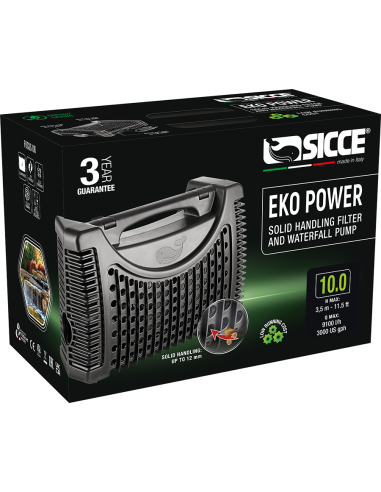 Pompe Eko Power Filter & Waterfall  10.0  9100l/H Sicce