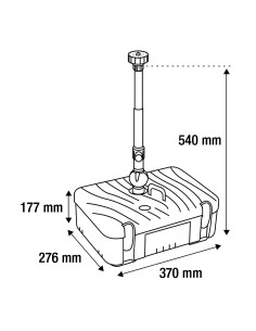 Filtrapond UV-C 7W Filter  1500 l/h Sicce