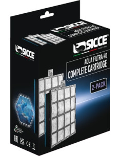 Cartouche Complete Pr- Filtre Aquafiltra 40 (2pc)  Sicce