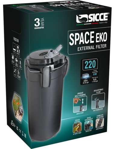 Filtre Space Eko 220 800l/H Sicce