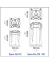 Filtre Space Eko 220 800l/H Sicce