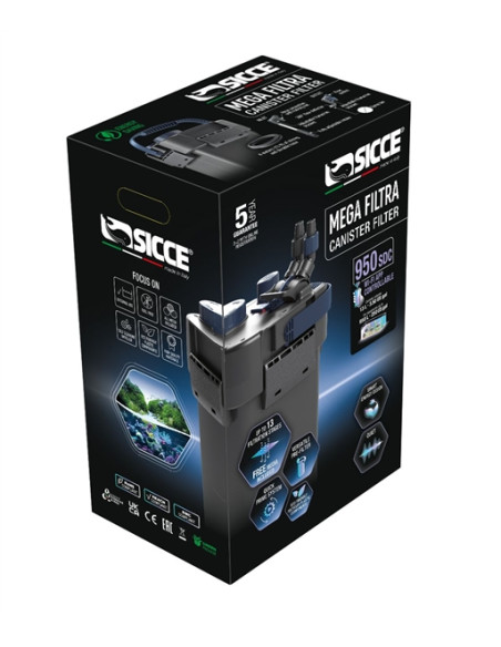 Mega Filtra 950 Sdc 950l/H Sicce Filter