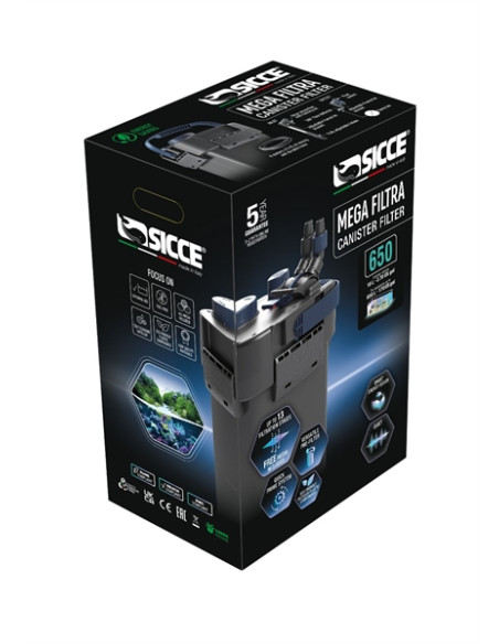 Mega Filtra 650 Filter 650 l/h Sicce