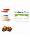 Pack Nano Clean (5 Neocaridina + 2 Clithon) – Nettoyeurs nano aquarium