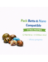 Pack Betta & Nano Compatible (2 Neritina + 3 Clithon) – Vitres propres