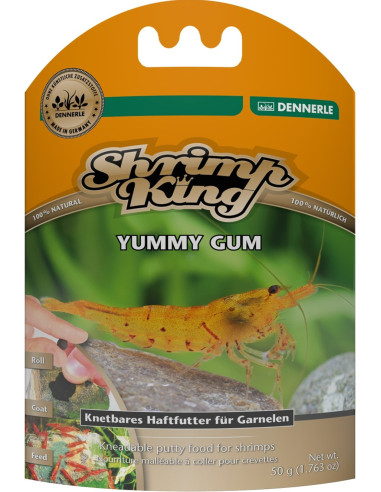 DENNERLE Shrimp King Yummy Gum 50g - Aquabota.com