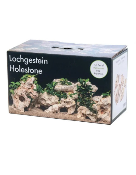 AQUA DECO Deco Set Multi Holestone pour aquarium 80l - Aquabota.com