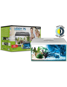 AQUAEL Aquarium Leddy Noir 75 Day & Night - Aquabota.com
