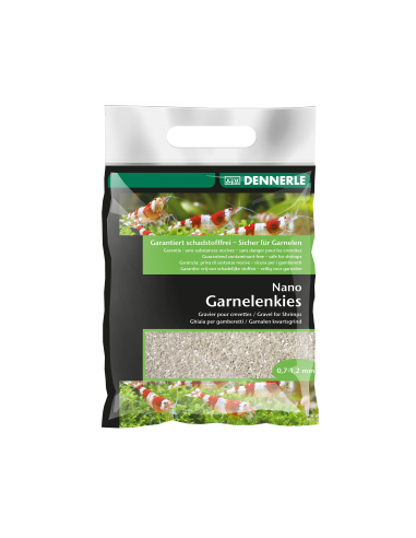 Nano Gravier Crevettes Blanc Sunda 0,5-1,2mm 2Kg Dennerle Dennerle - 1