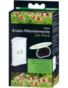 Nano Clean cartouches pour filtre d'angle 3p Dennerle Dennerle - 1
