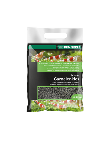 Nano Gravier Crevettes Noir Sulwasi 0,5-1,2mm 2Kg Dennerle Dennerle - 1