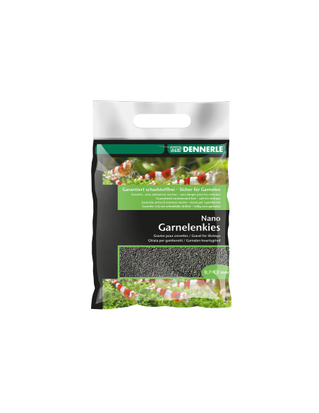 Nano Gravier Crevettes Noir Sulwasi 0,5-1,2mm 2Kg Dennerle Dennerle - 1